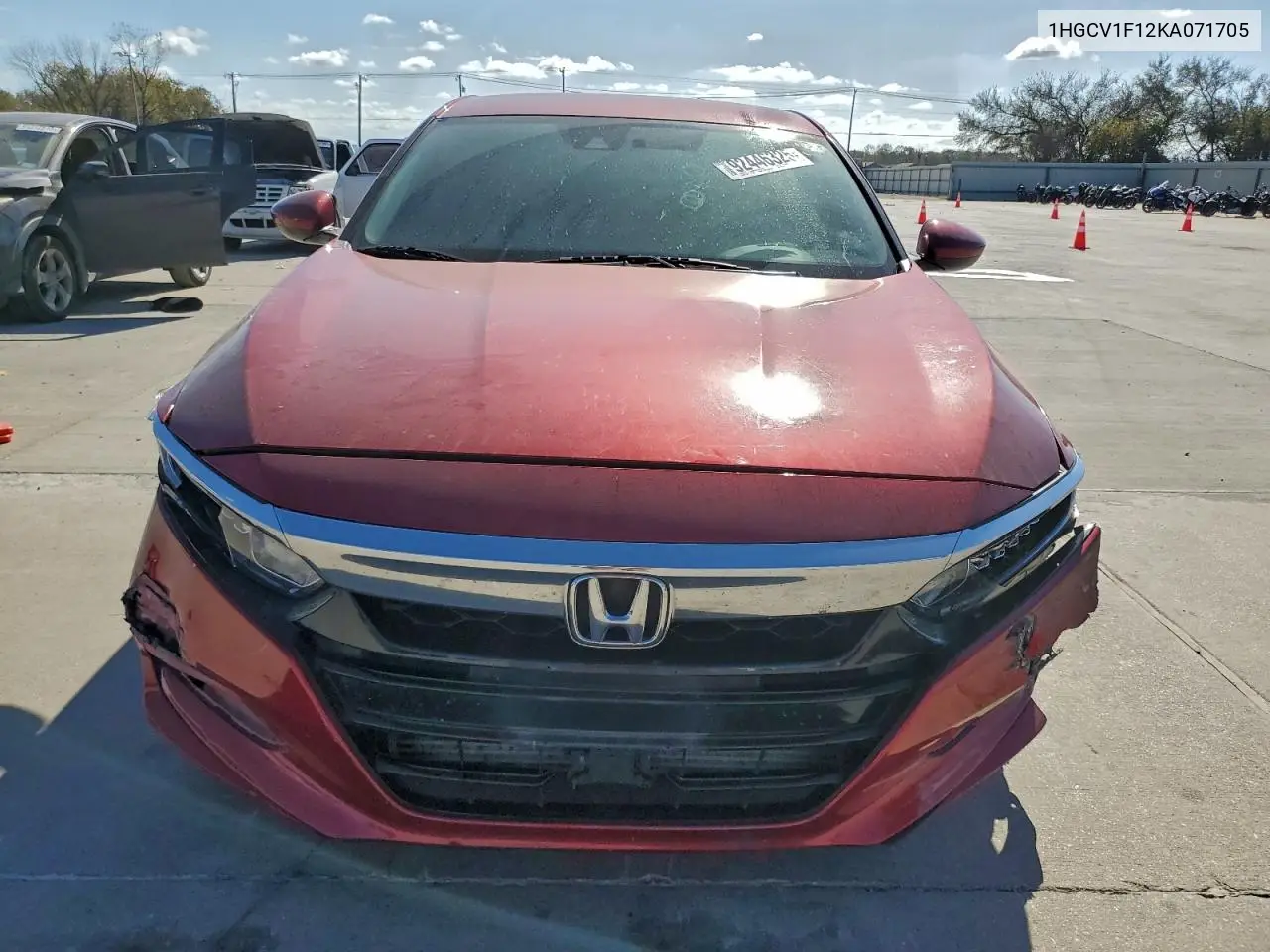 1HGCV1F12KA071705 2019 Honda Accord Lx