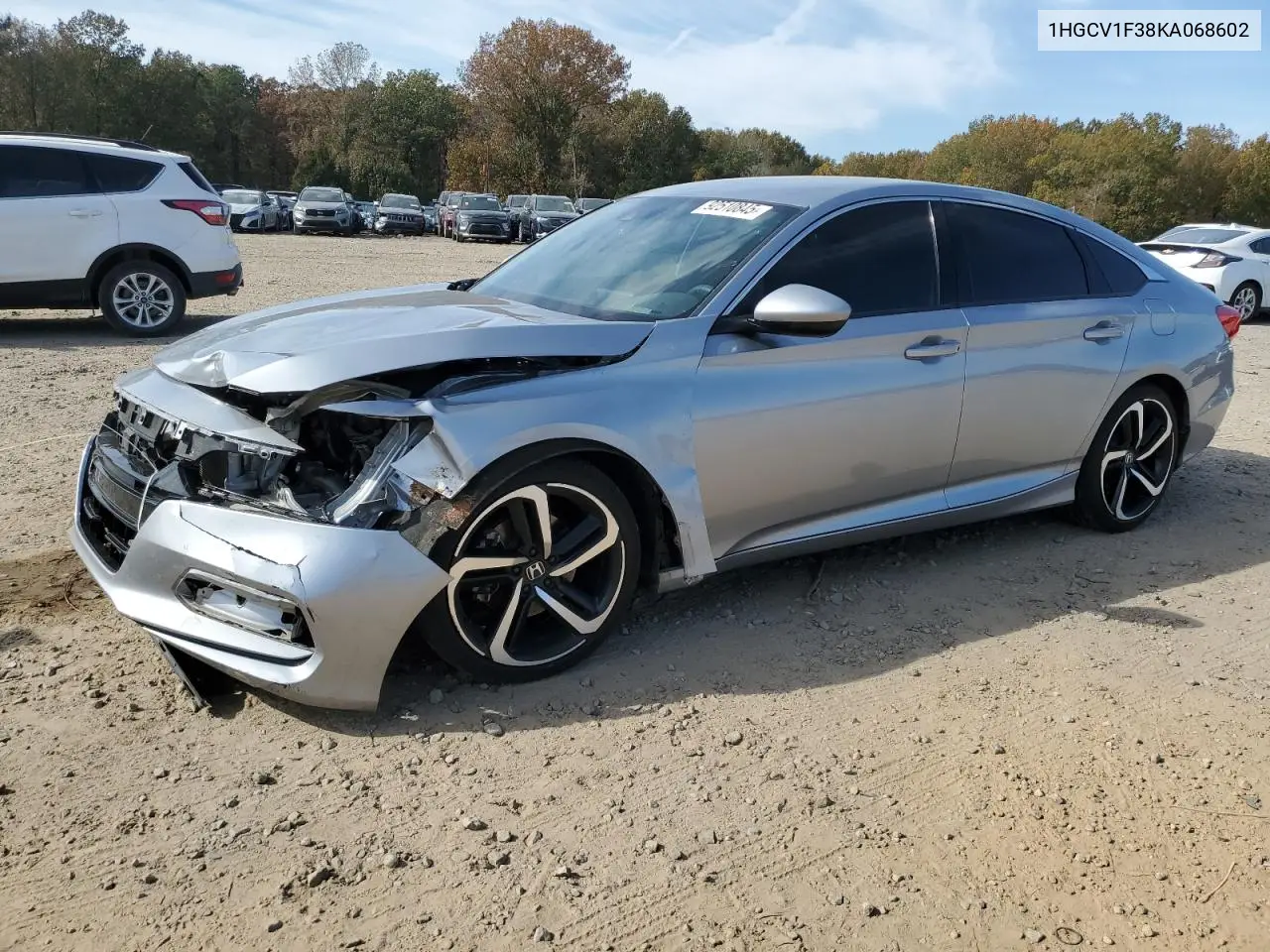 1HGCV1F38KA068602 2019 Honda Accord Sport