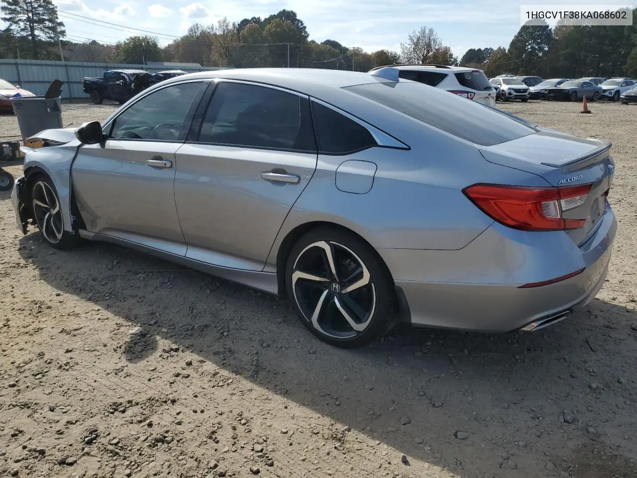 1HGCV1F38KA068602 2019 Honda Accord Sport