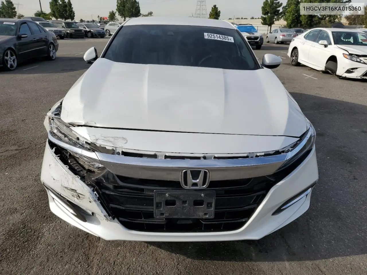 1HGCV3F16KA015360 2019 Honda Accord Hybrid