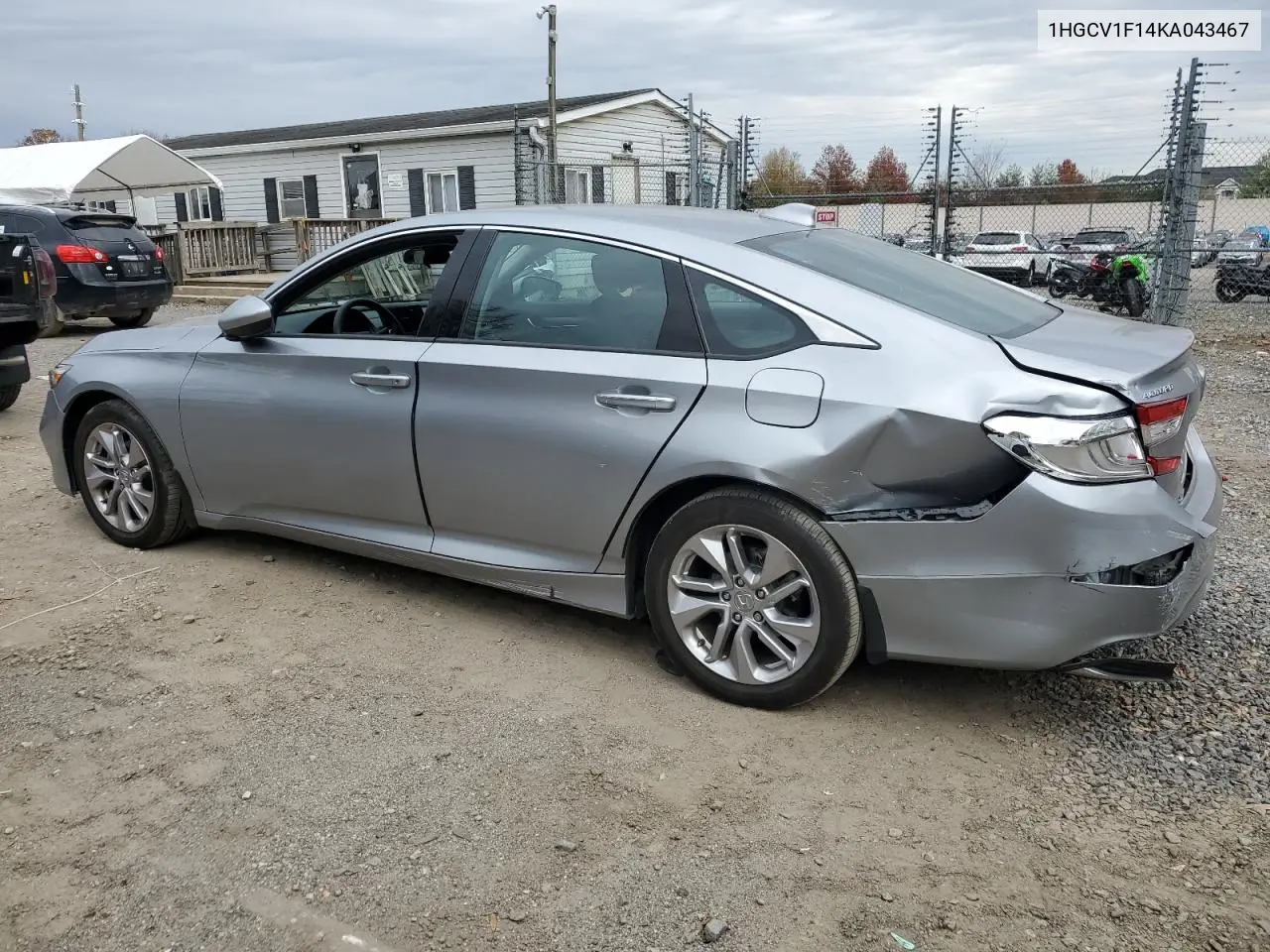 1HGCV1F14KA043467 2019 Honda Accord Lx