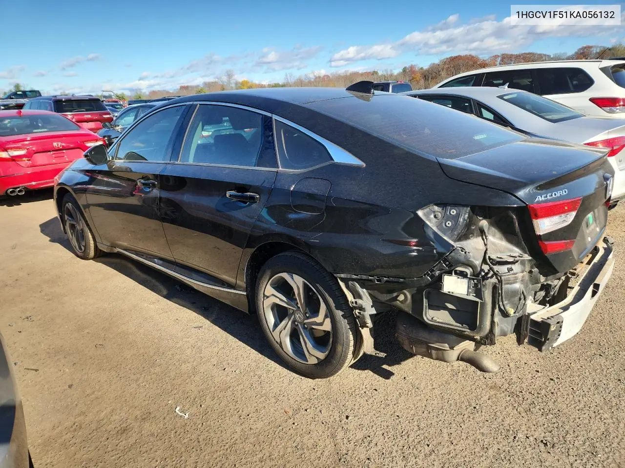 1HGCV1F51KA056132 2019 Honda Accord Exl