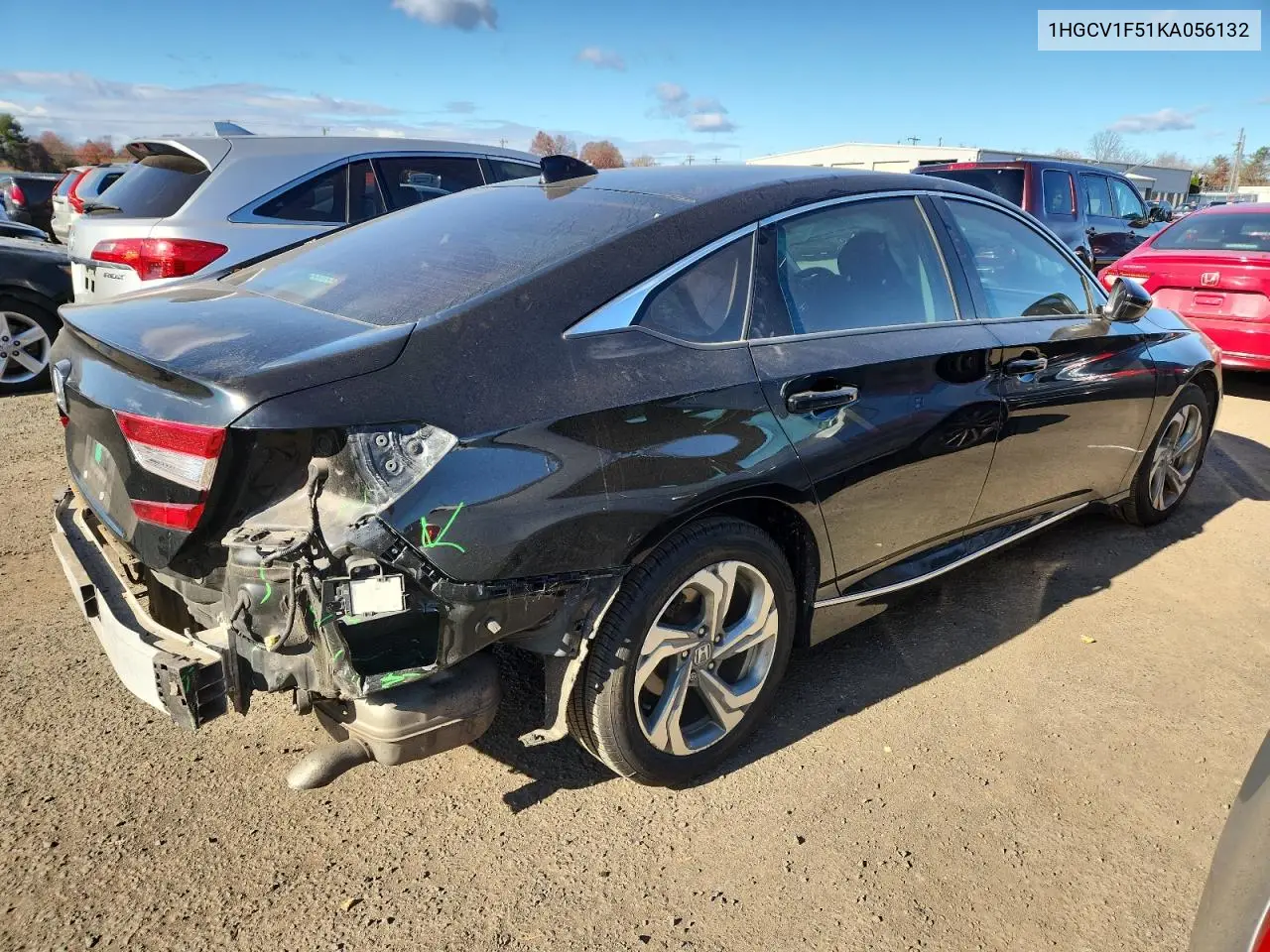 1HGCV1F51KA056132 2019 Honda Accord Exl