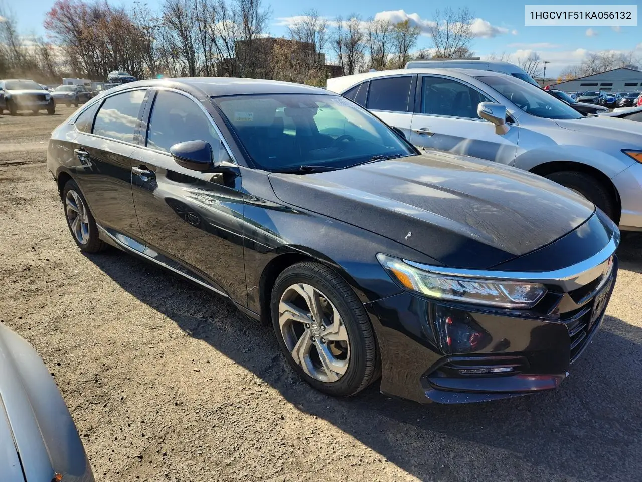 1HGCV1F51KA056132 2019 Honda Accord Exl