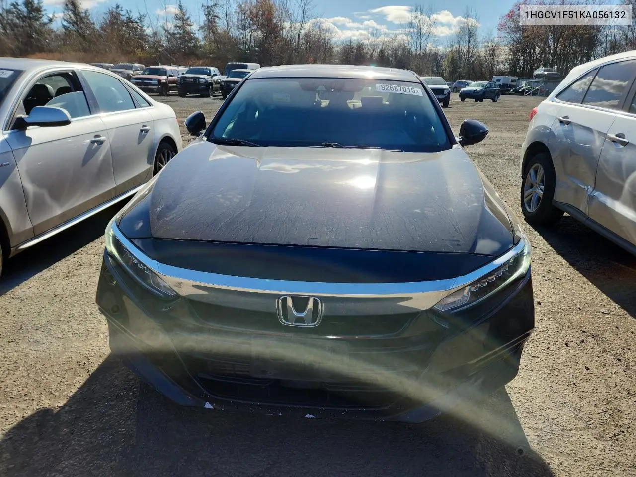 1HGCV1F51KA056132 2019 Honda Accord Exl