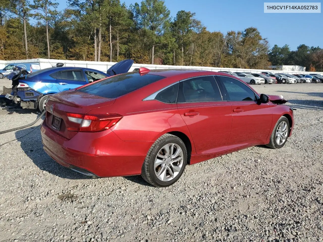 1HGCV1F14KA052783 2019 Honda Accord Lx