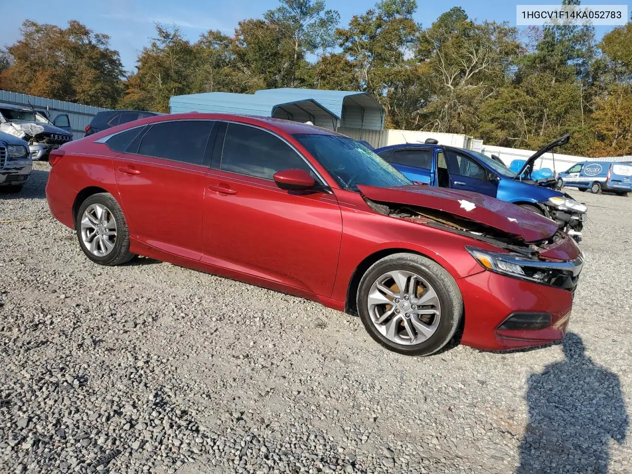 1HGCV1F14KA052783 2019 Honda Accord Lx