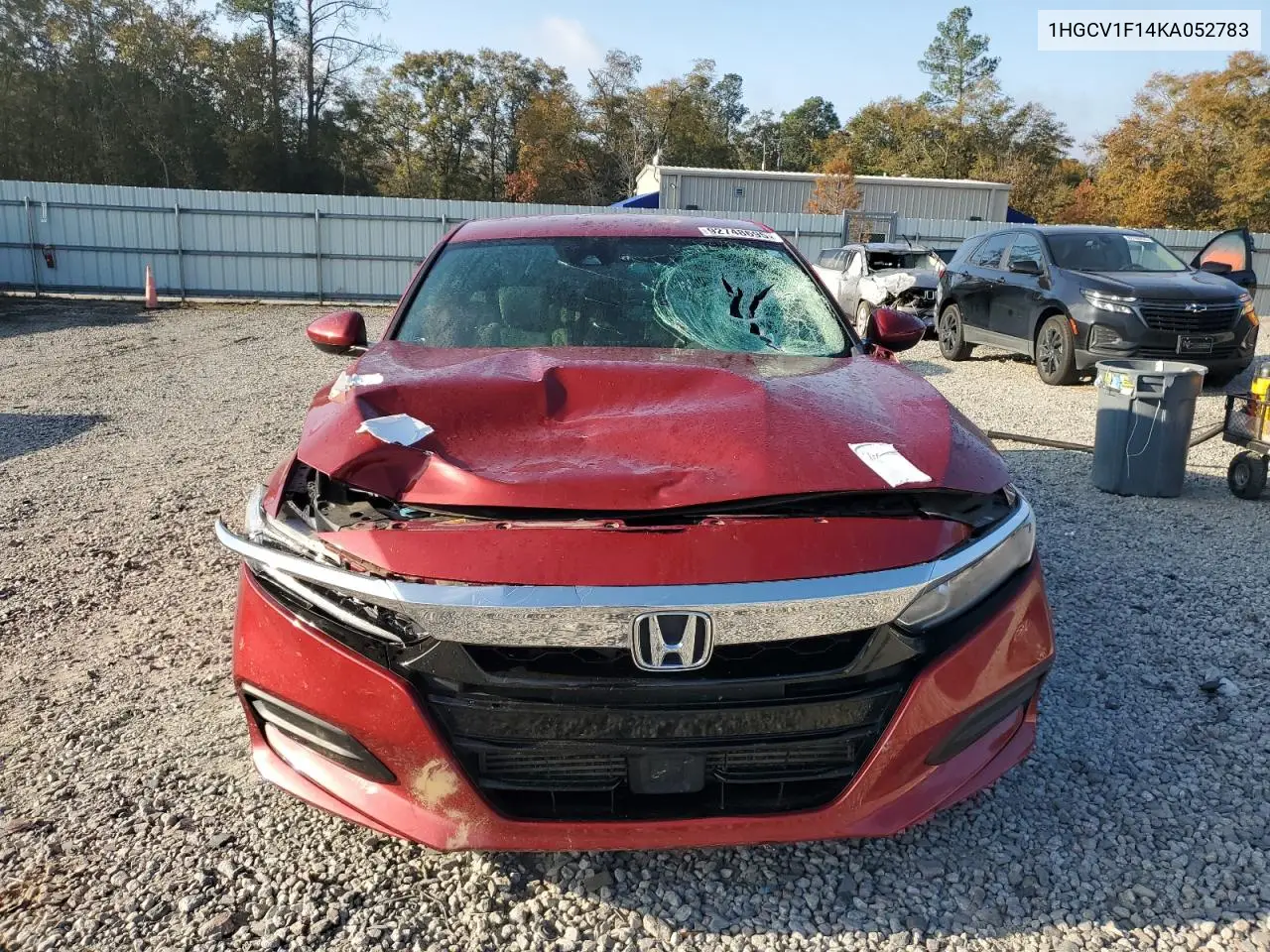 1HGCV1F14KA052783 2019 Honda Accord Lx
