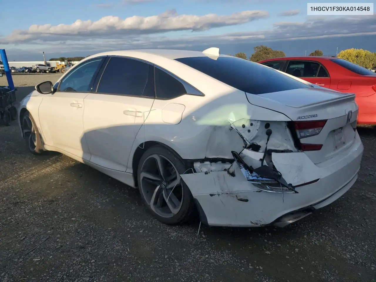 1HGCV1F30KA014548 2019 Honda Accord Sport