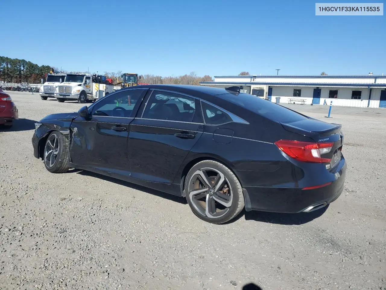 1HGCV1F33KA115535 2019 Honda Accord Sport