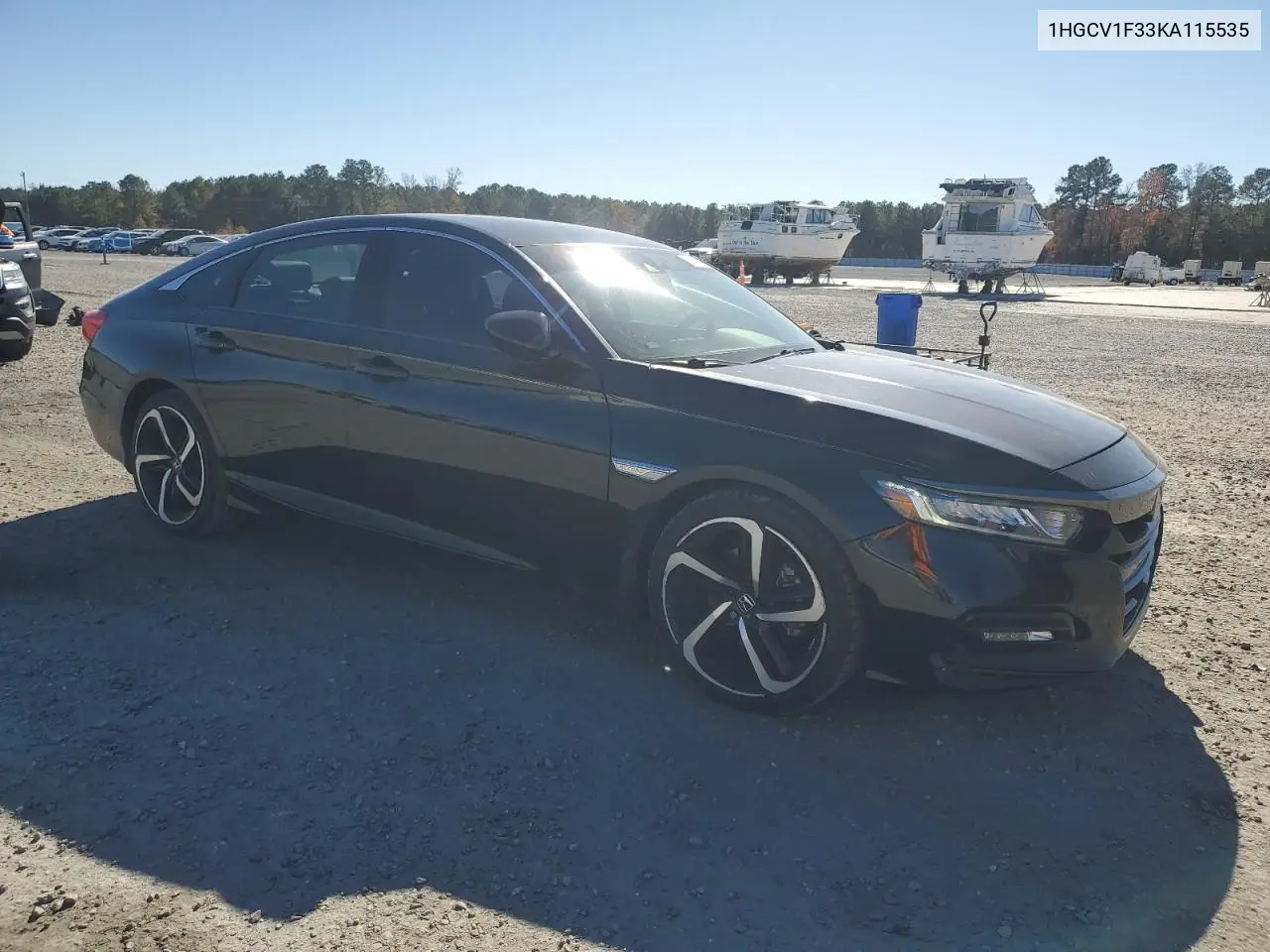 1HGCV1F33KA115535 2019 Honda Accord Sport