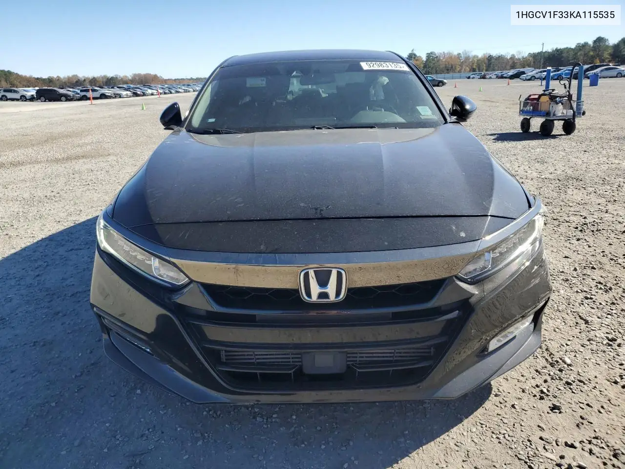 1HGCV1F33KA115535 2019 Honda Accord Sport