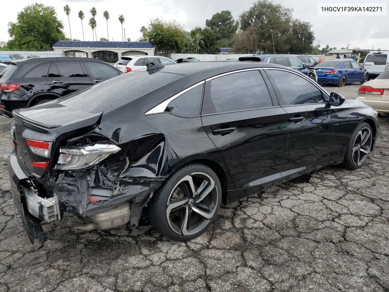 1HGCV1F39KA142271 2019 Honda Accord Sport