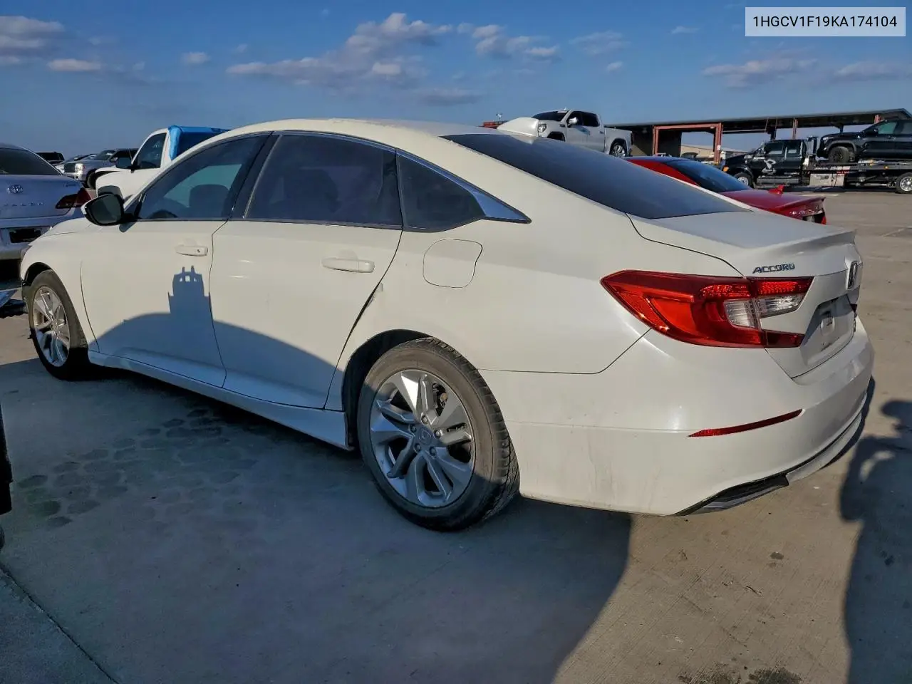 1HGCV1F19KA174104 2019 Honda Accord Lx