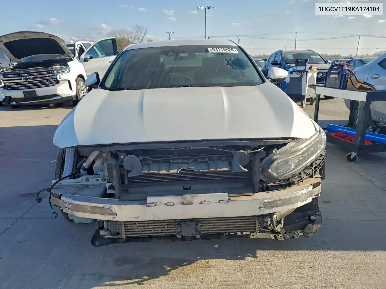 1HGCV1F19KA174104 2019 Honda Accord Lx