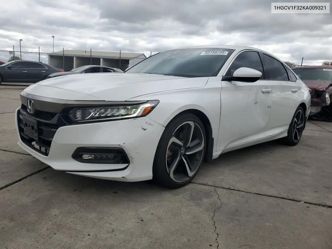 1HGCV1F32KA009321 2019 Honda Accord Sport