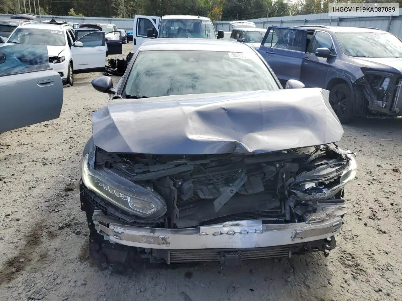 1HGCV1F19KA087089 2019 Honda Accord Lx