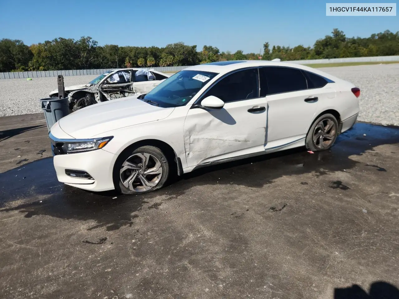 1HGCV1F44KA117657 2019 Honda Accord Ex