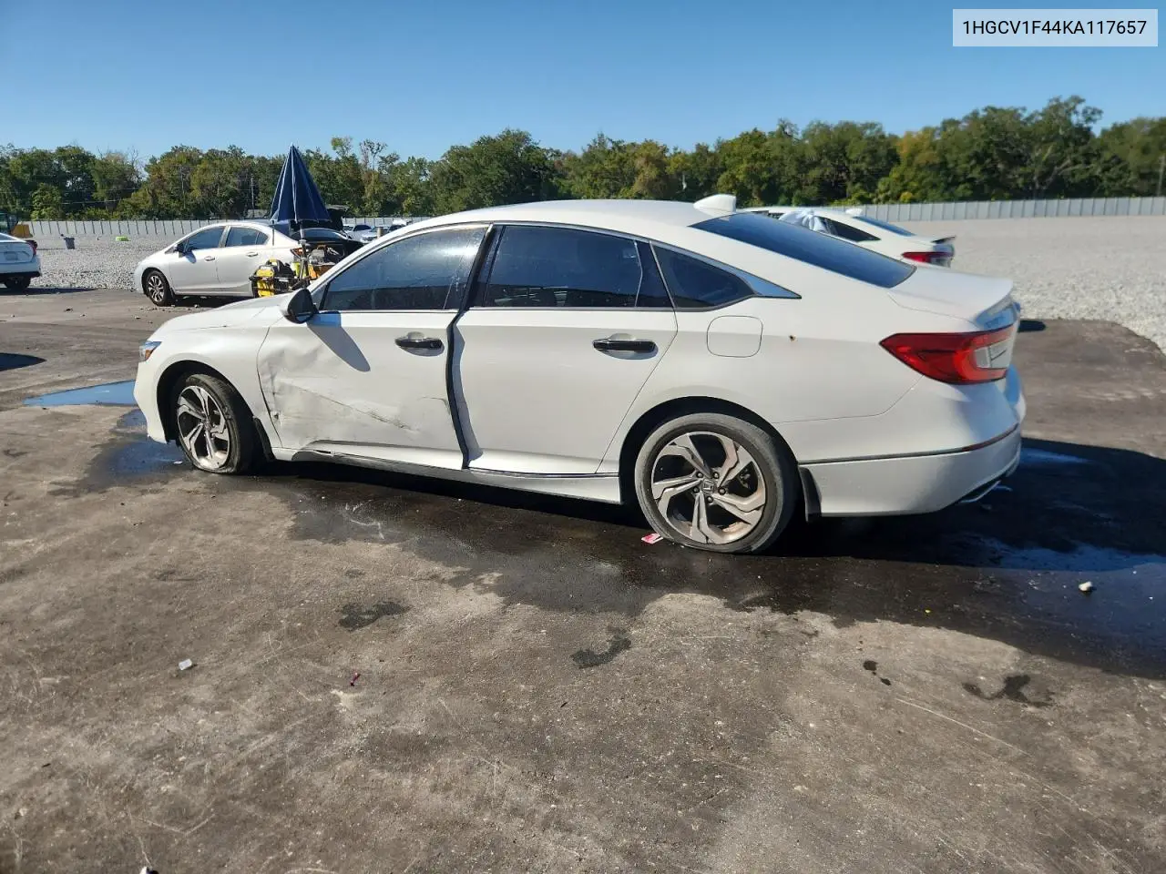 1HGCV1F44KA117657 2019 Honda Accord Ex