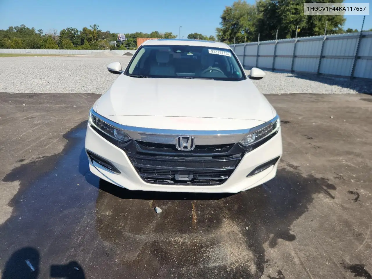 1HGCV1F44KA117657 2019 Honda Accord Ex