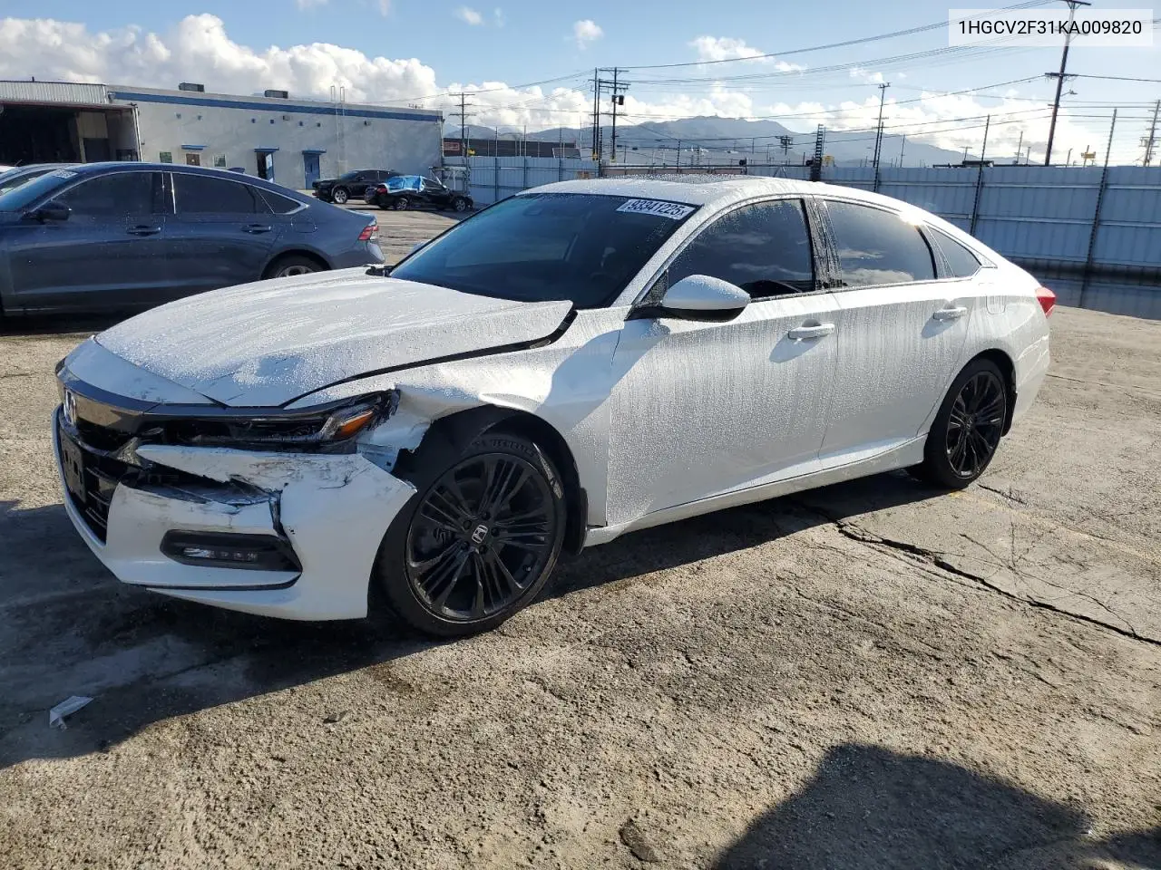 1HGCV2F31KA009820 2019 Honda Accord Sport