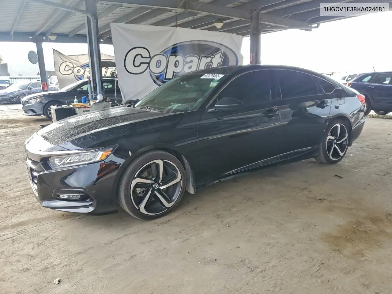 1HGCV1F38KA024681 2019 Honda Accord Sport