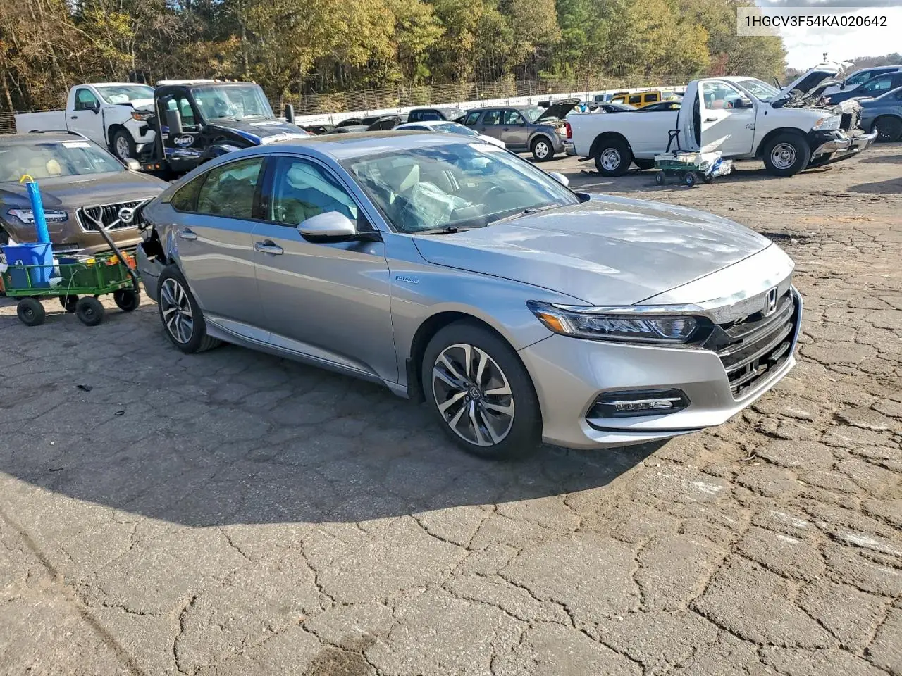 1HGCV3F54KA020642 2019 Honda Accord Hybrid Exl