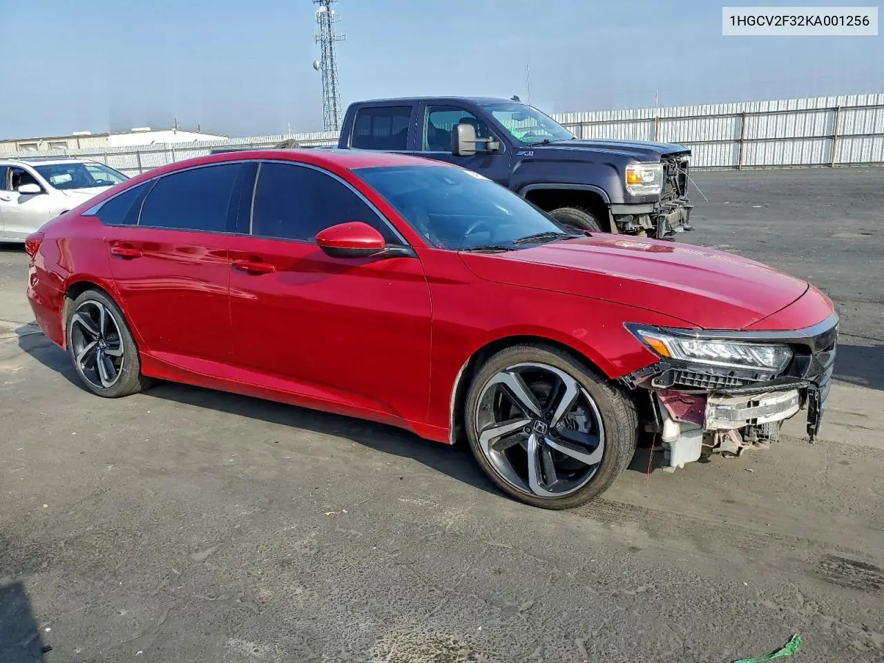 1HGCV2F32KA001256 2019 Honda Accord Sport