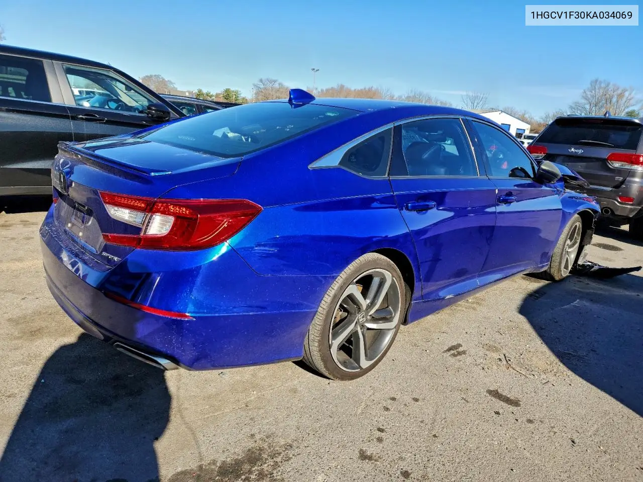 1HGCV1F30KA034069 2019 Honda Accord Sport