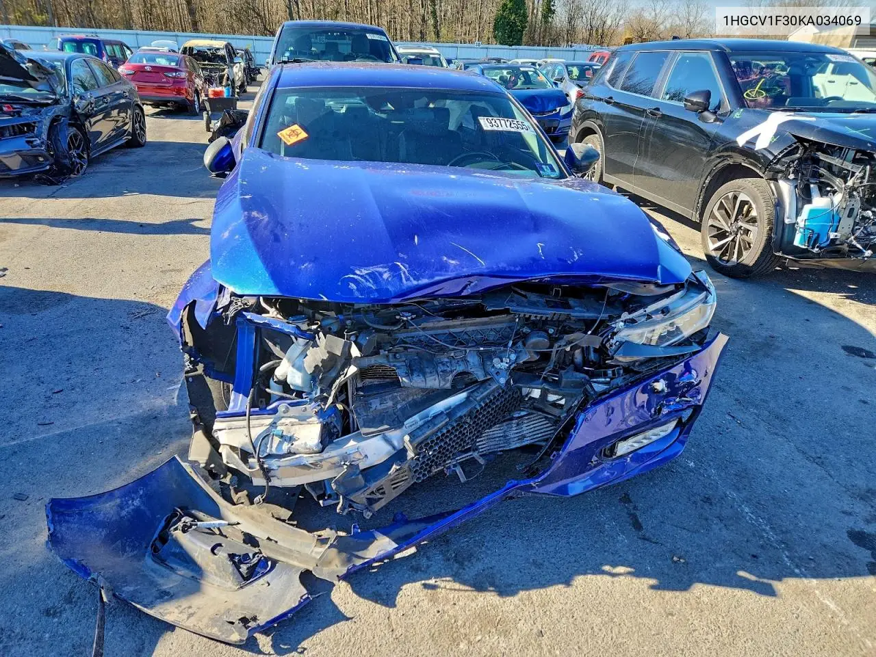 1HGCV1F30KA034069 2019 Honda Accord Sport