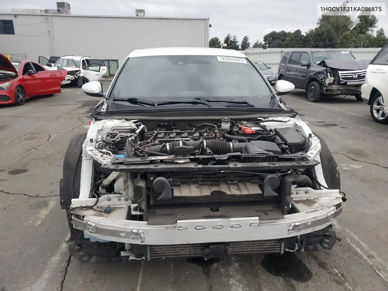 1HGCV1F31KA086875 2019 Honda Accord Sport