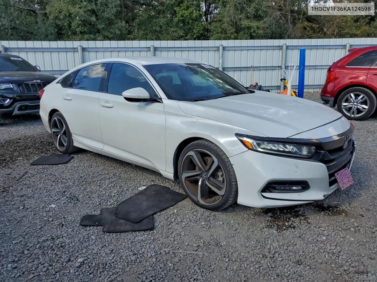 1HGCV1F36KA124598 2019 Honda Accord Sport