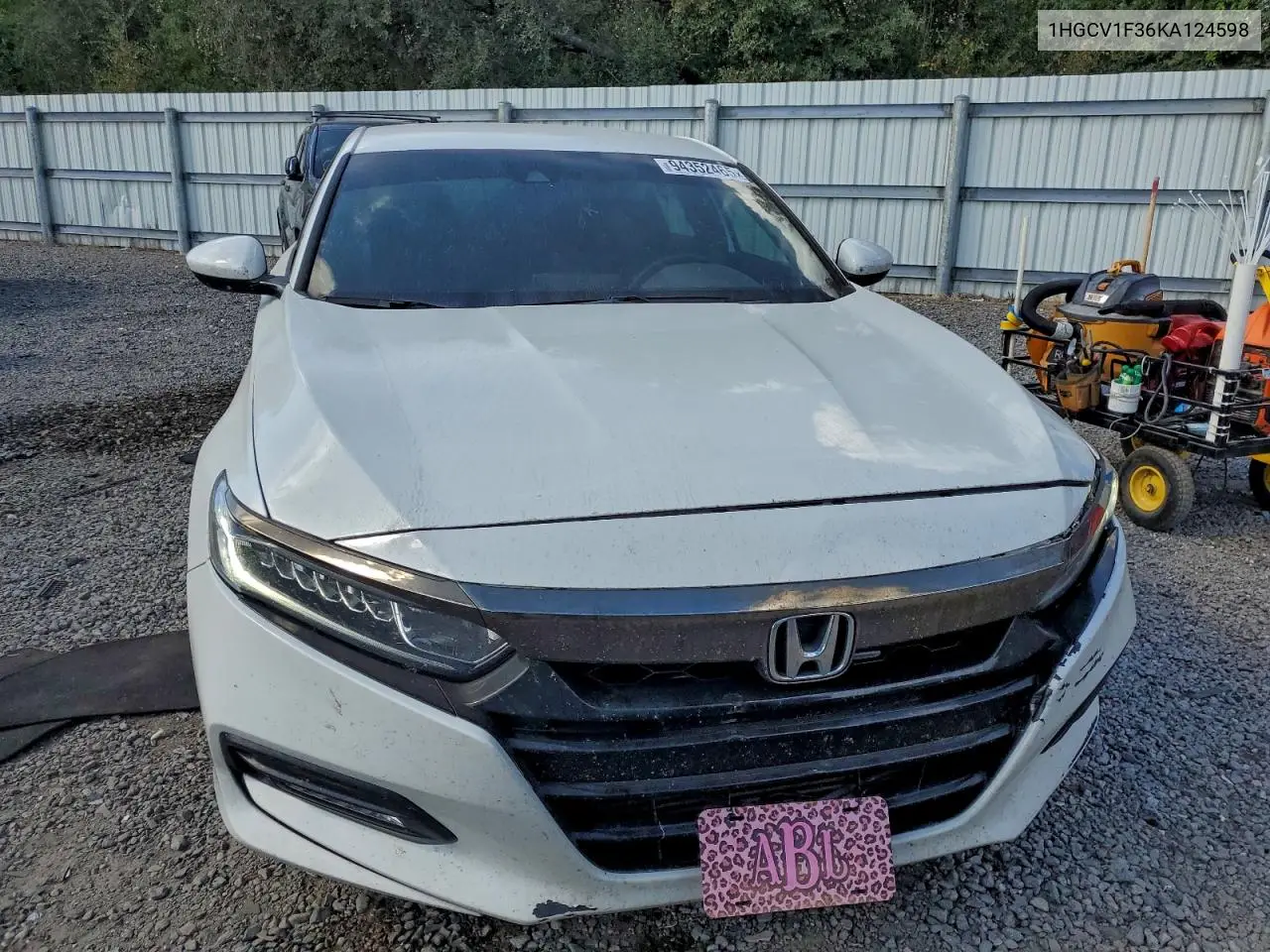1HGCV1F36KA124598 2019 Honda Accord Sport