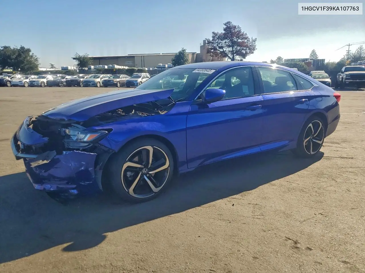 1HGCV1F39KA107763 2019 Honda Accord Sport