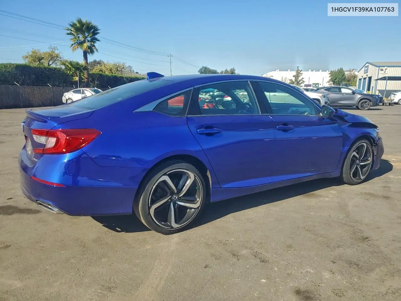 1HGCV1F39KA107763 2019 Honda Accord Sport