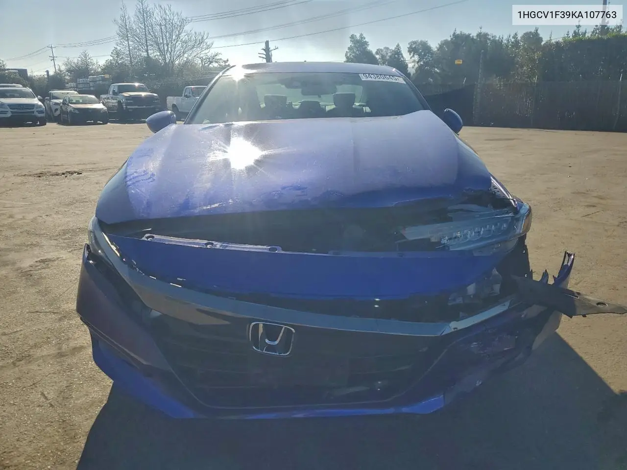 1HGCV1F39KA107763 2019 Honda Accord Sport