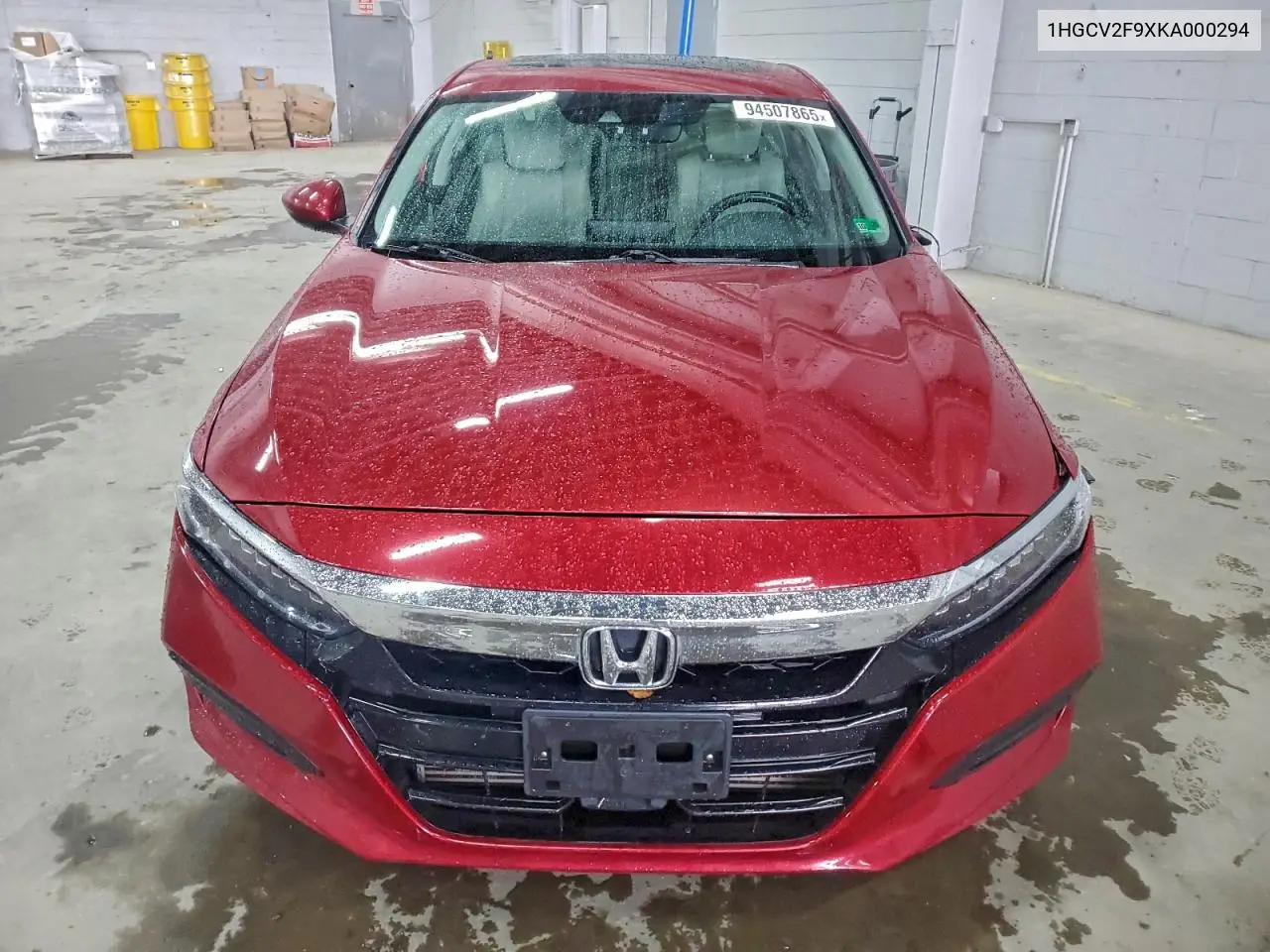 1HGCV2F9XKA000294 2019 Honda Accord Touring