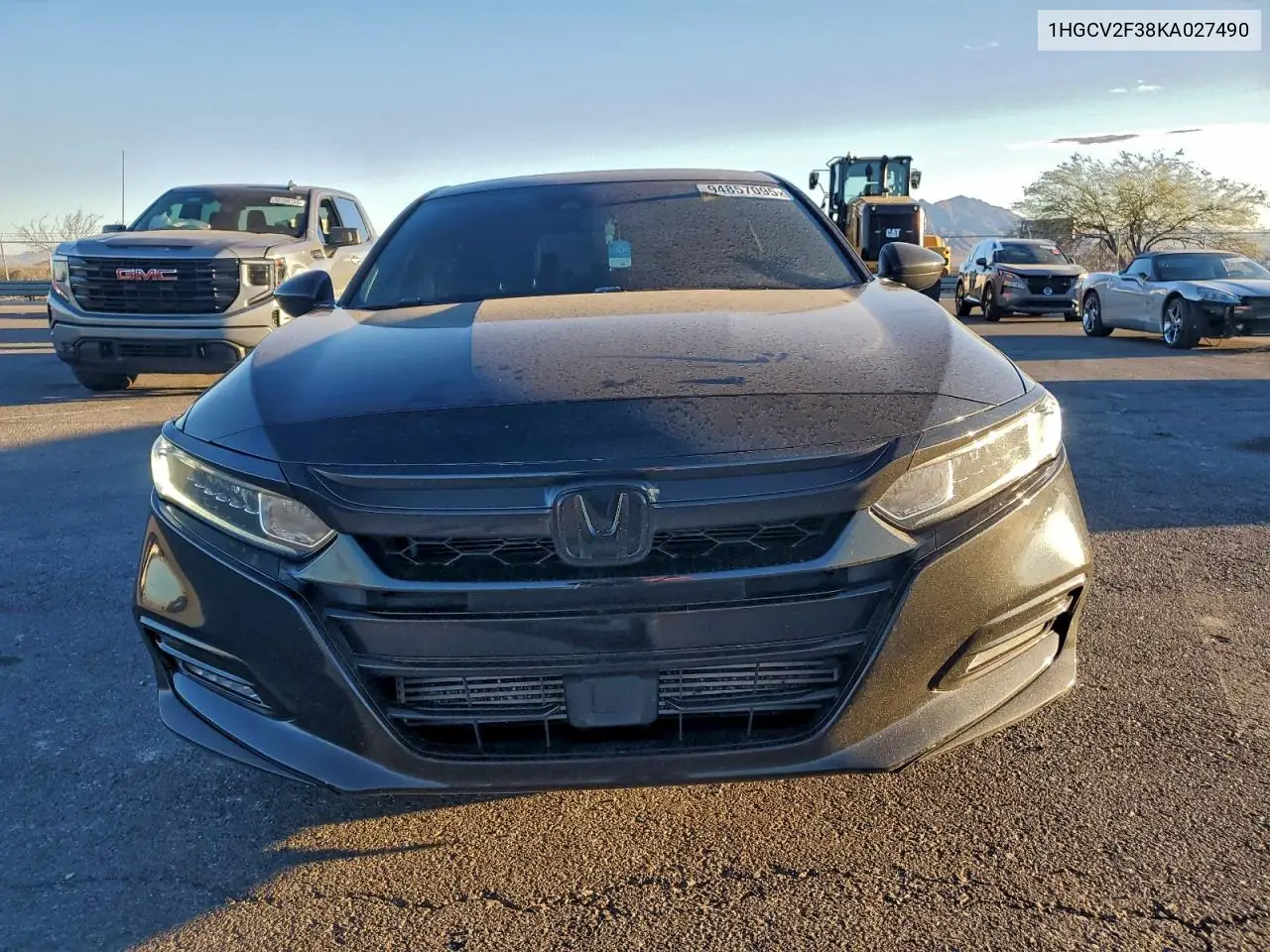 1HGCV2F38KA027490 2019 Honda Accord Sport
