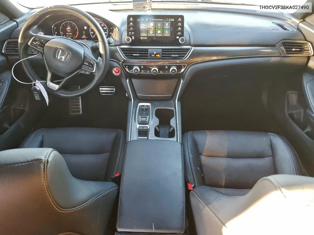 1HGCV2F38KA027490 2019 Honda Accord Sport