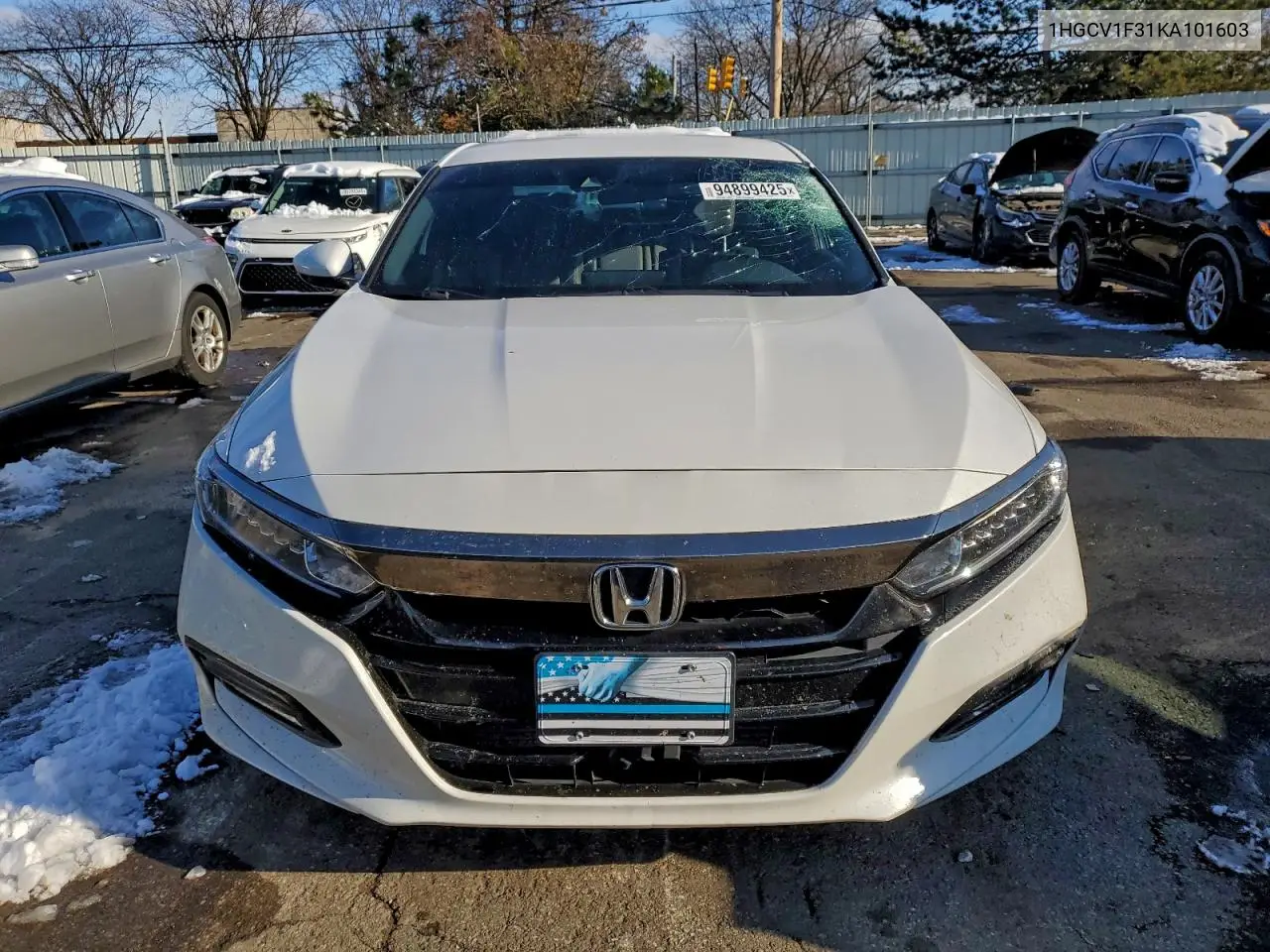 1HGCV1F31KA101603 2019 Honda Accord Sport