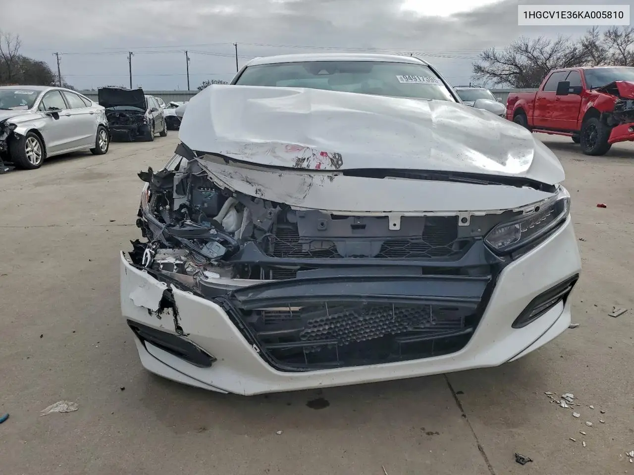 1HGCV1E36KA005810 2019 Honda Accord Sport
