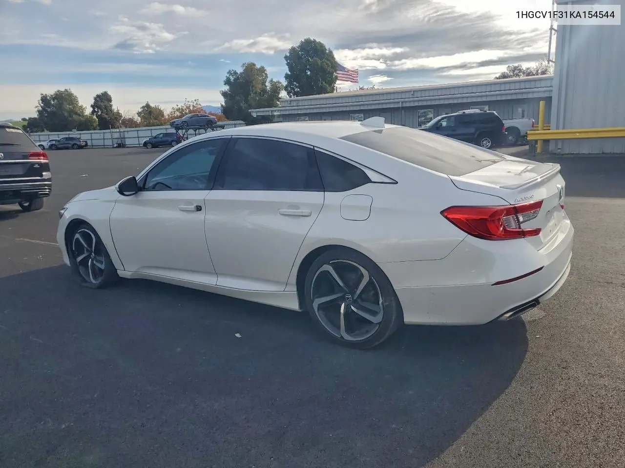 1HGCV1F31KA154544 2019 Honda Accord Sport