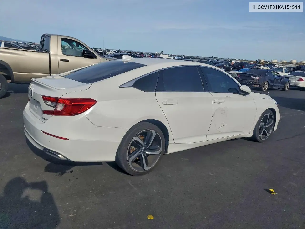 1HGCV1F31KA154544 2019 Honda Accord Sport