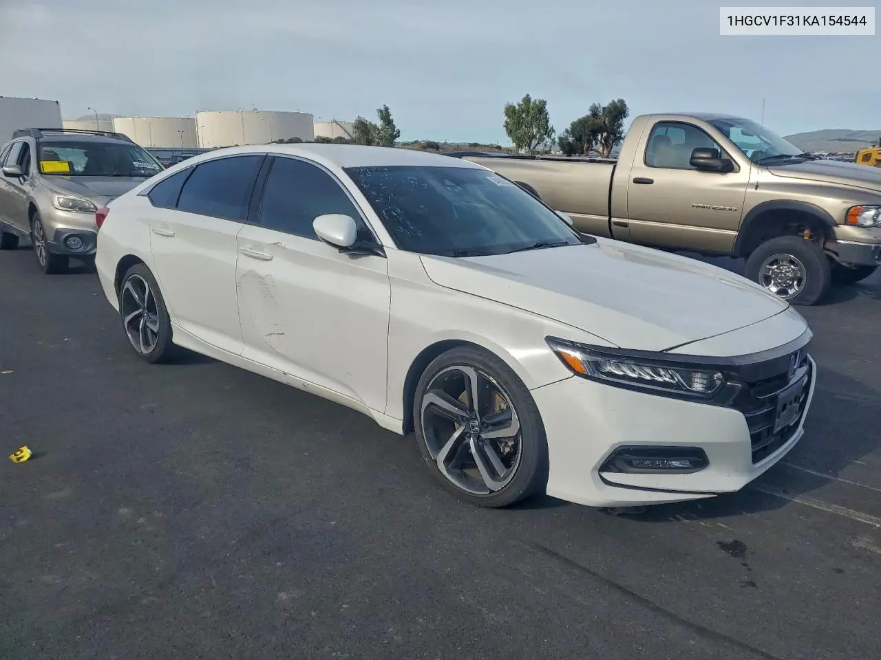 1HGCV1F31KA154544 2019 Honda Accord Sport