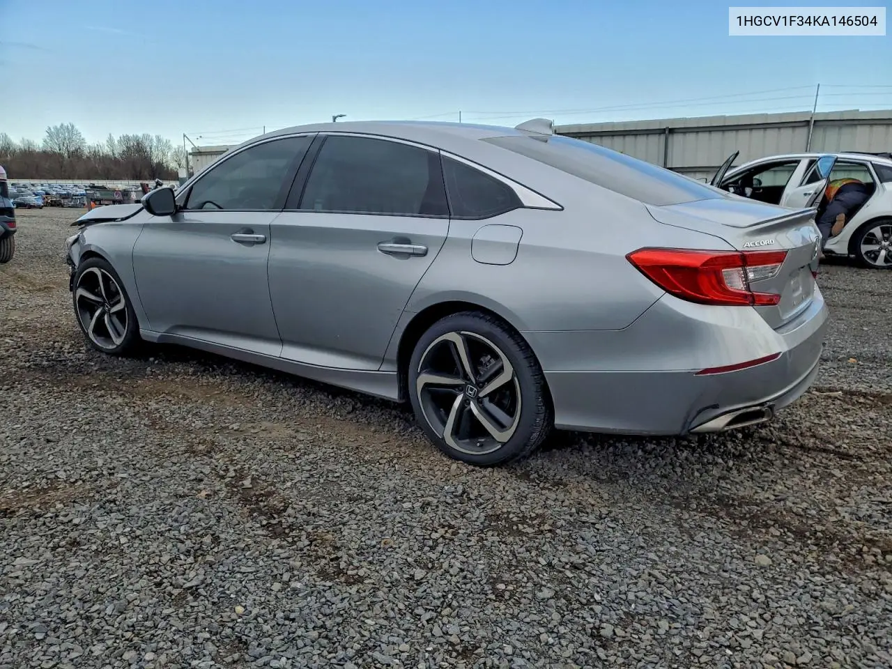 1HGCV1F34KA146504 2019 Honda Accord Sport