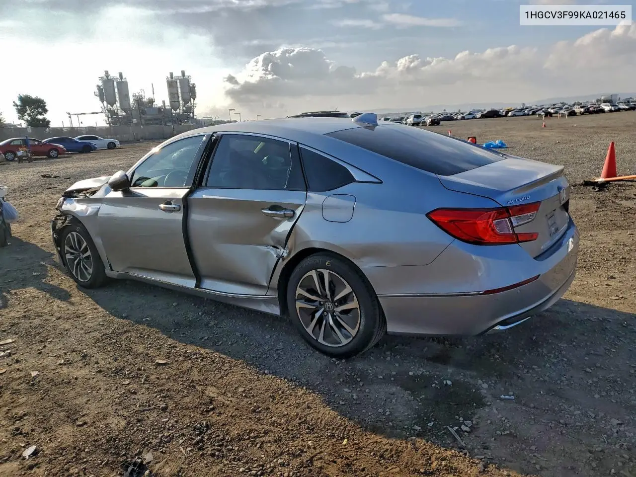 1HGCV3F99KA021465 2019 Honda Accord Touring Hybrid