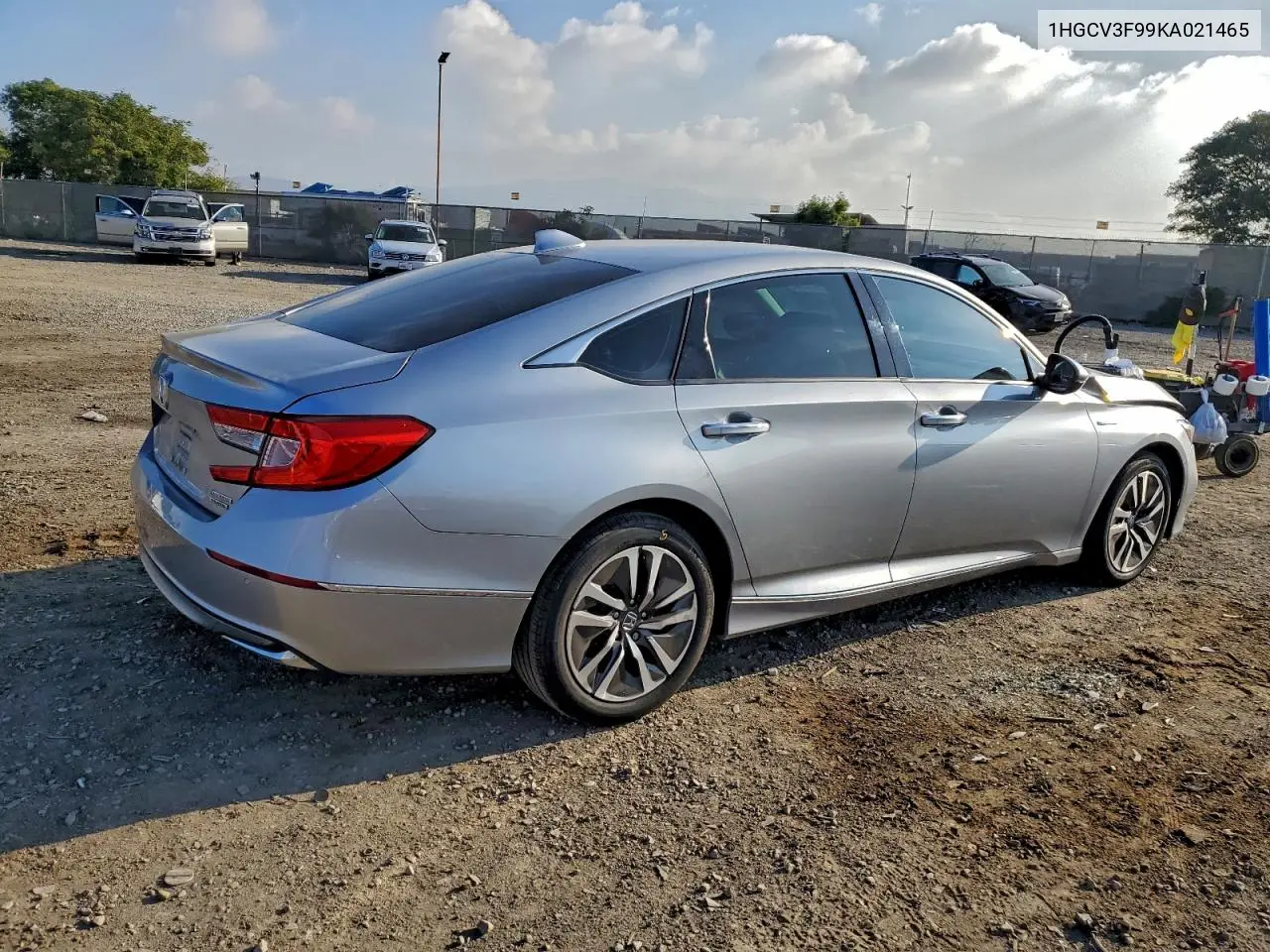 1HGCV3F99KA021465 2019 Honda Accord Touring Hybrid