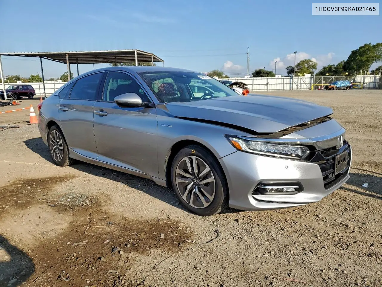1HGCV3F99KA021465 2019 Honda Accord Touring Hybrid