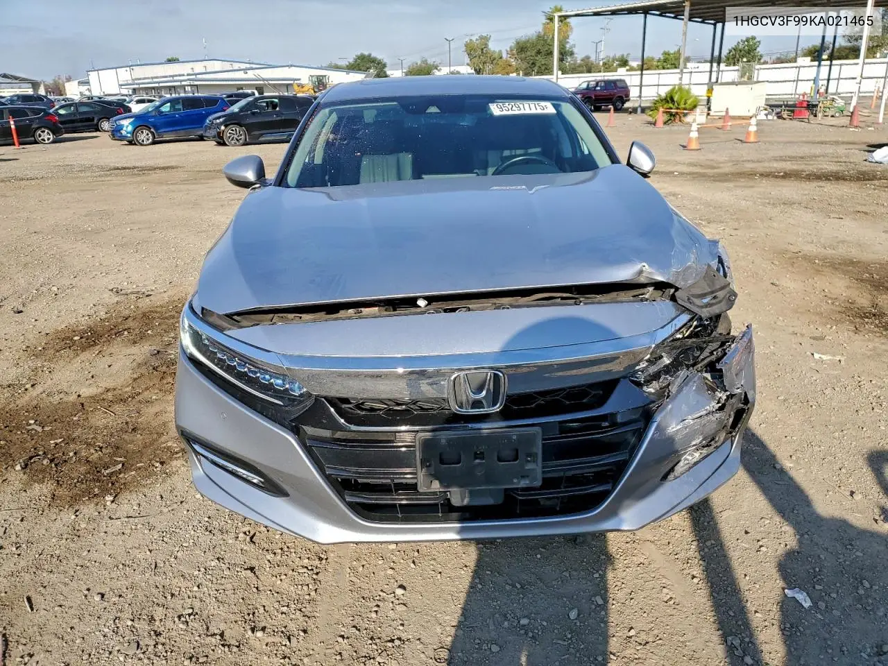 1HGCV3F99KA021465 2019 Honda Accord Touring Hybrid