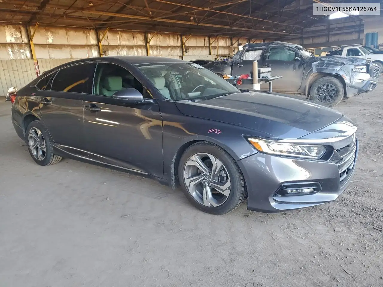 1HGCV1F55KA126764 2019 Honda Accord Exl